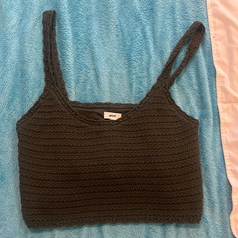 NEW with tags aerie knit crop top